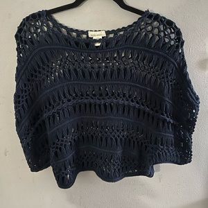 Knit cover shirt